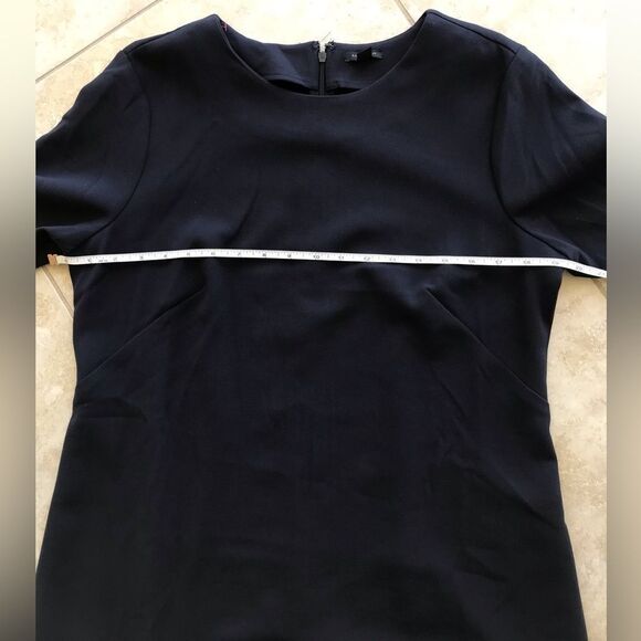 Ann Taylor Elegant Navy Blue Dress - Picture 11 of 12